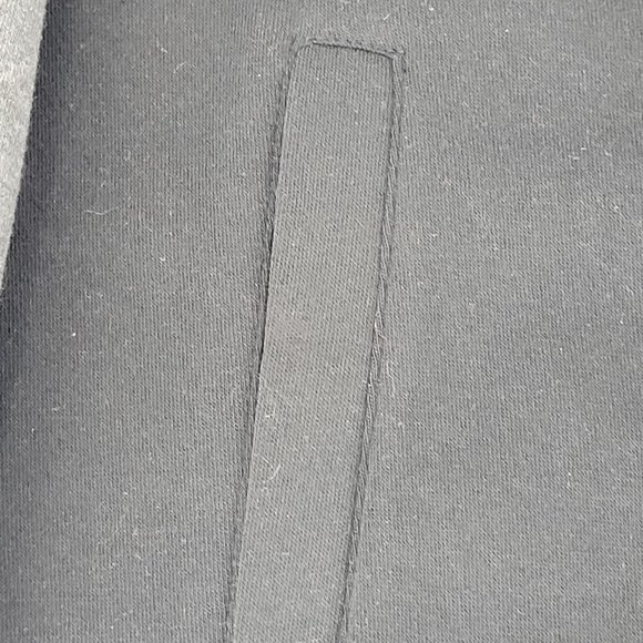 Yoki Womens Varsity Jacket Black Red Color Block Snap Pockets Crew Neck M New - Picture 4 of 8